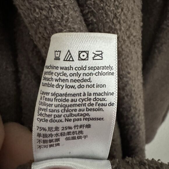 Barefoot Dreams CozyLite Island Wrap Waterfall Cardigan Brown Womens Plus Sz 1X - Picture 9 of 10